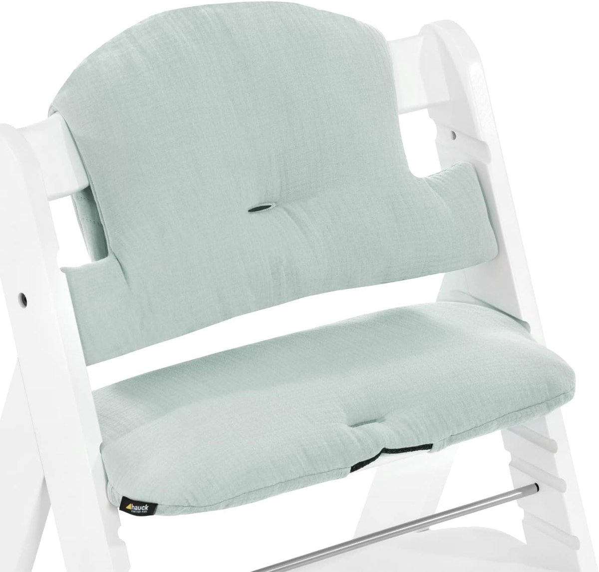 Kinderstoelkussen - Zachte stof - Extra comfort - Machinewasbaar antislip - 46 x 25 cm - Mintgroen