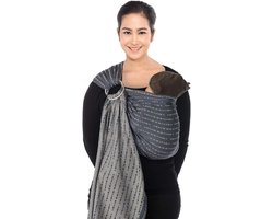 Draagdoek met ringen - Baby draagzak - Baby dragen - Zonder knopen verstelbaar - 560 cm lengte - L.O.V.E