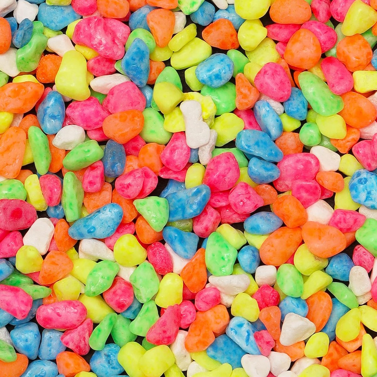Decoratieve Stenen - Kiezels Vulling - Planten Verzorgen - Natuurlijk Materiaal - 3.6kg Zak - Neon Kleuren
