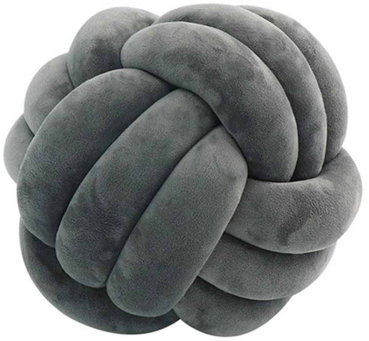 Dailygoods- Pluche Kussen 28cm - Decoratief Kussen - Rond Kussen - Kinderen - Stressverminderend Speelgoed - Handgemaakt Pluche Kussen - Decoratiekussen