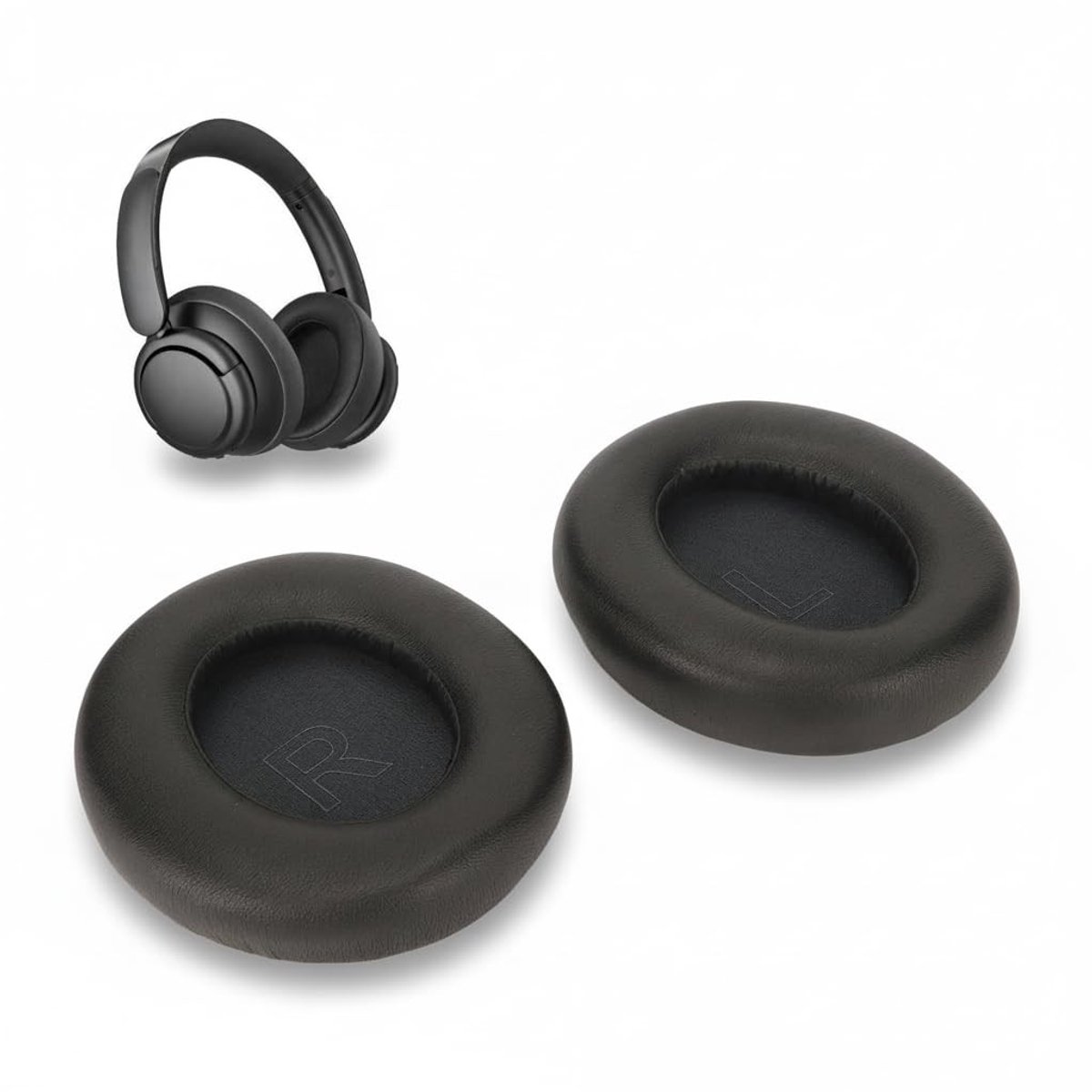 Dailygoods- Oorkussens Vervangend voor Anker Life Q30/Q35 - Duurzaam - Ruisonderdrukking - Hoogwaardig Traagschuim - Eiwitleer - Comfortabel - Hoofdtelefoon Oorkussens