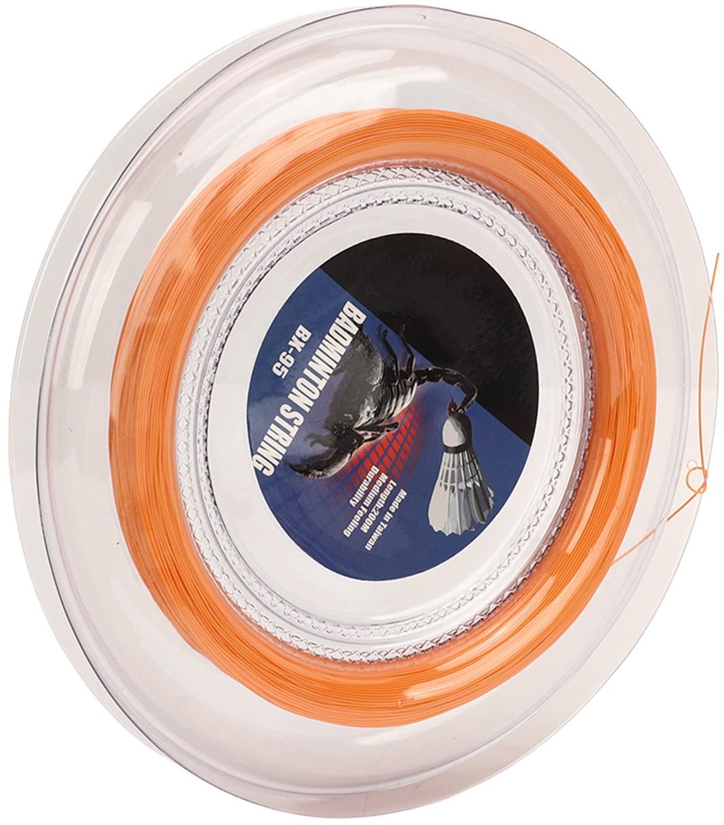 Dailygoods- Badminton Snaren 200m - Harsvezel - Duurzaam - Hoge Elasticiteit - Schokbestendig - Verbeterde Speelbaarheid - Racketsnaren