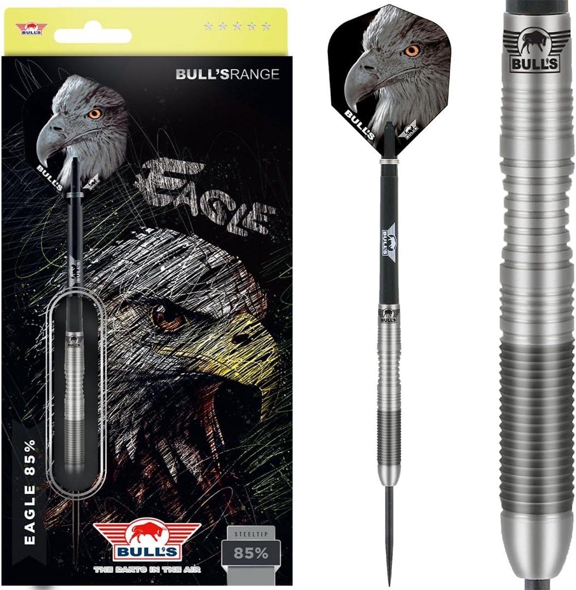 Dartpijlen Set - Steel Darts - Precisie Werpen - 85% Tungsten - 26 gram - Zilver