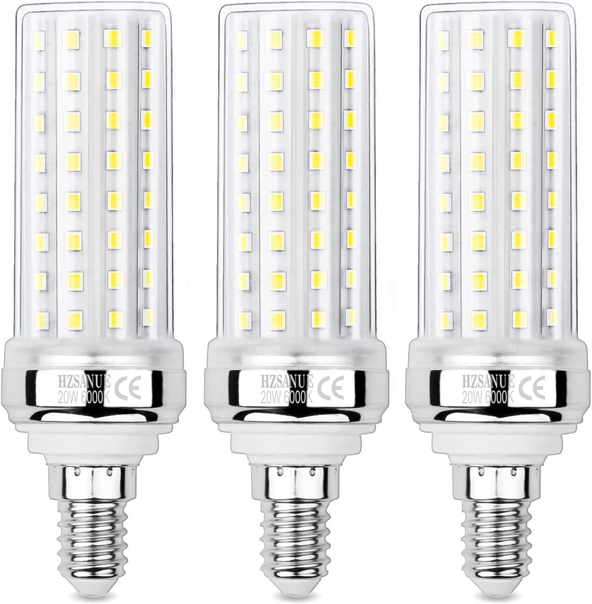 LED Maïs Lampen - Kleine Edison - Interieur Decoratie - Energiebesparend - 3 stuks - Daglicht Wit