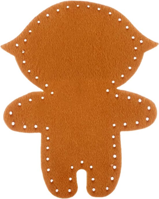 Naaiset Vos - Knuffel Maken - Leren Naaien - Compleet Pakket - 12 x 16 x 3 cm - Oranje — afbeelding 3