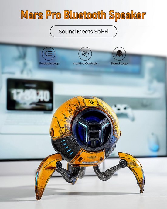 Draadloze Bluetooth Speaker met Bass Boost en 15 uur Speeltijd van Merkloos — afbeelding 5