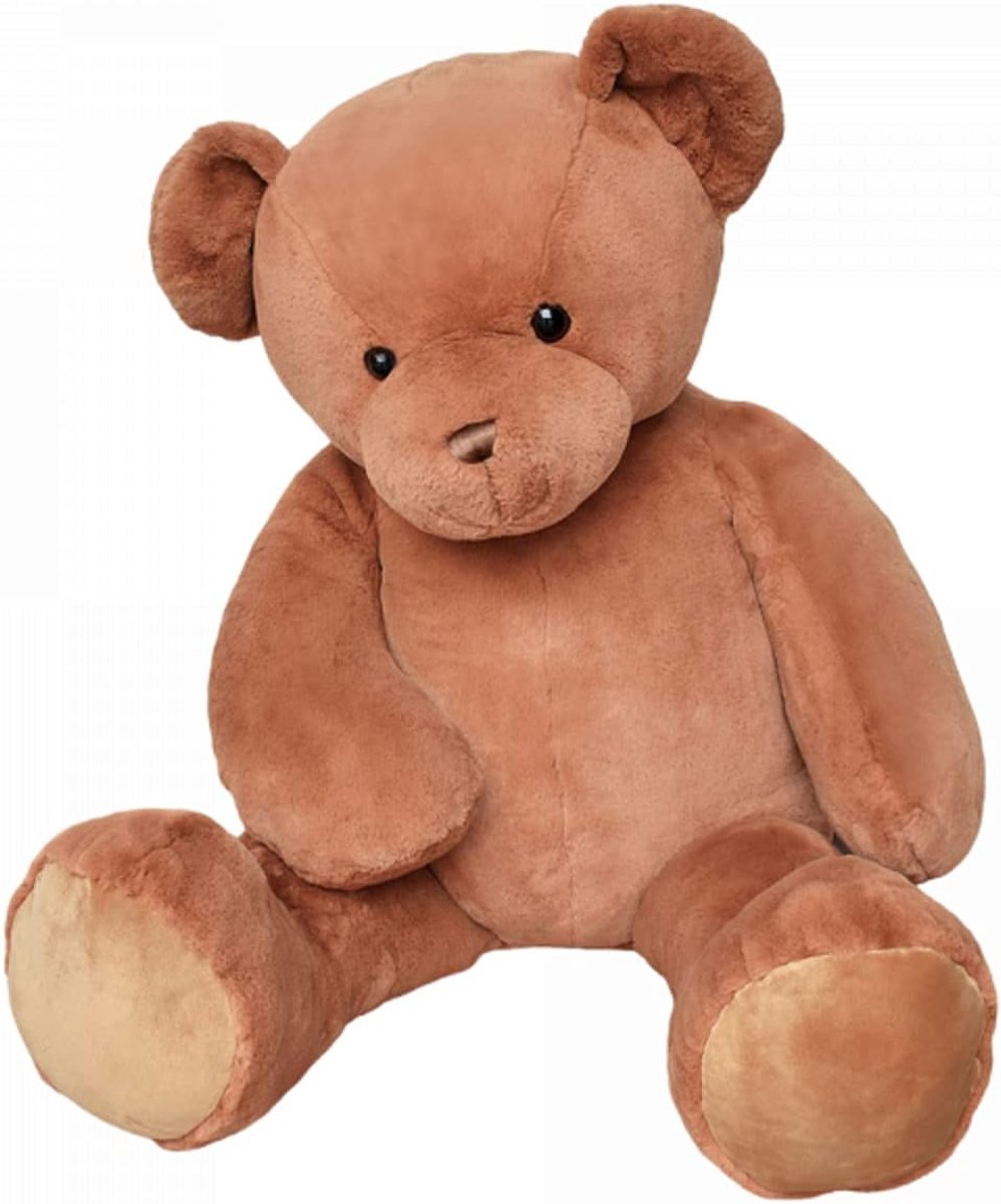 Pluche Beer - Knuffelbeer Gevuld Dier - Spelen en Knuffelen - Zacht en Soepel - 135 cm - Bruin