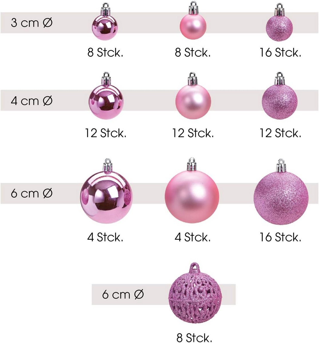 Kerstballen set - Kerstboomversiering - Feestelijke Decoratie - Onbreekbaar Kunststof - 100 stuks - Blauw – foto 4