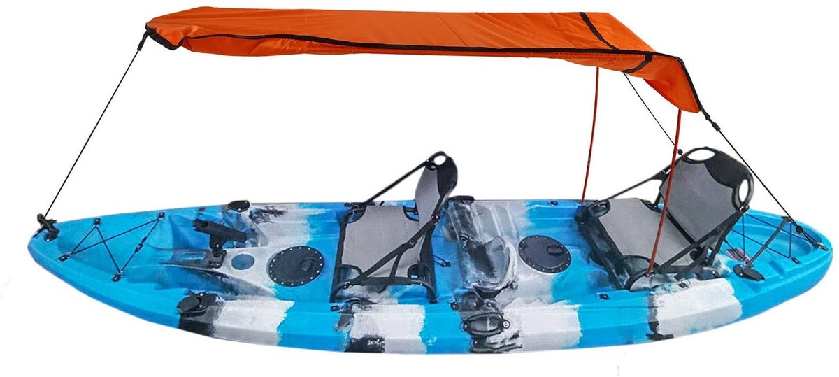 Dailygoods- Zonnedak Waterdicht - Opvouwbaar - Schokbestendig - Eenvoudig te Installeren - Geschikt voor Kajak/Kano - Compact en Lichtgewicht - Kajakluifel