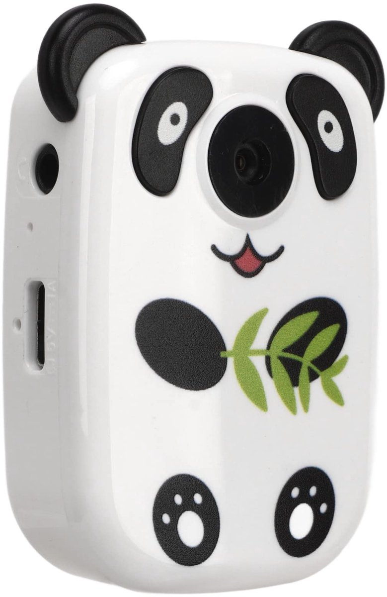 Dailygoods - Kids Camera Instant Print - 12MP - Ideaal voor Kinderen - Panda Design - Creatief Fotogenot - Ondersteuning voor Automatische Focus - Ges...