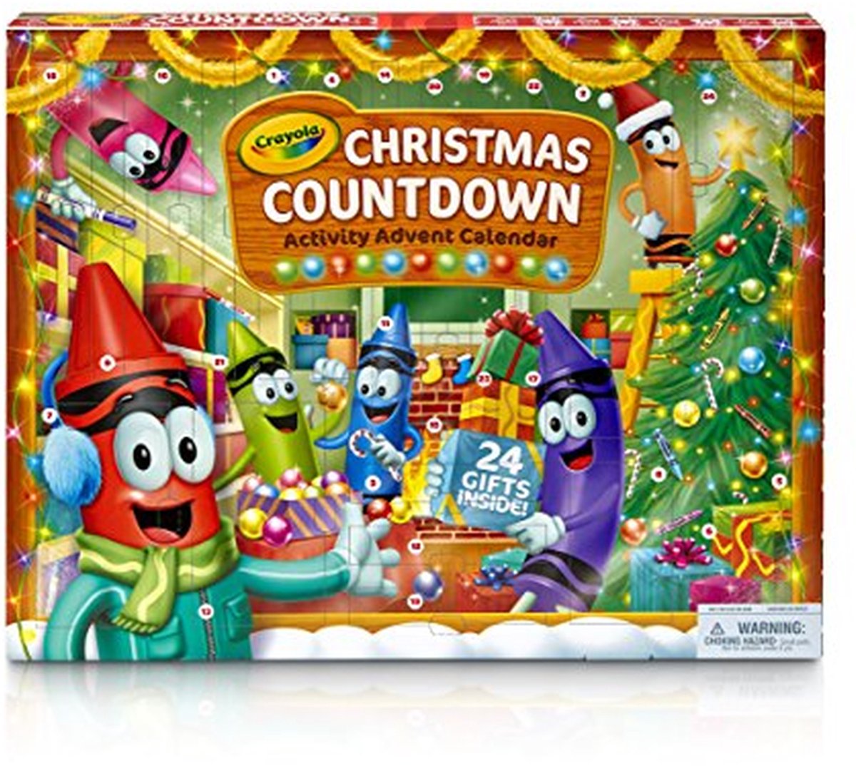 Adventskalender Knutselen - Creatieve Kalender - Feestdagen Activiteit - 24 Dagen Verrassingen - 1 Set - Multicolor