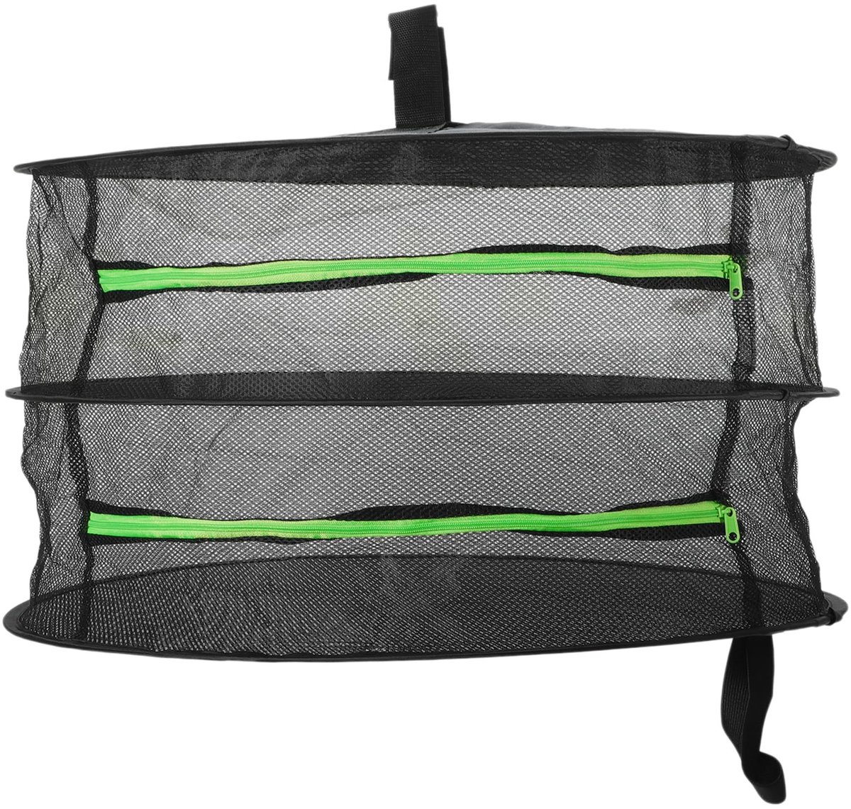 Dailygoods- Kruidendroogrek 2-laags - Opvouwbaar Net - Hangend Droogrek - Lichtgewicht Polyester - Efficiënte Luchtcirculatie - Veilig Drogen - Droognet