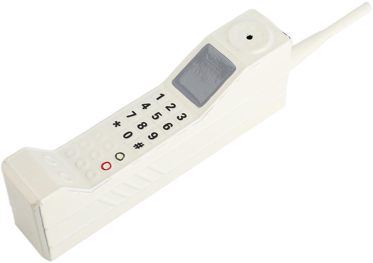 Dailygoods- Telefoonprop Lichtgewicht Retro - Mobiele Telefoon Ornament - Draagbaar Decor - IJzeren Decoratie - Vintage Telefoondecoratie - Stabiel en Stevig