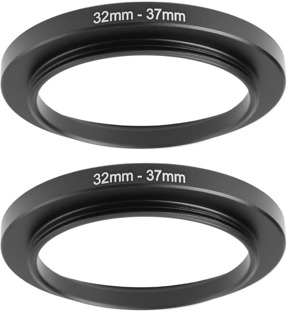 Dailygoods - Aluminium Lens Filter Adapter Ringen - 32mm naar 37mm - Geschikt voor Camera - Hoogwaardige kwaliteit - Lichtgewicht en duurzaam - Eenvou...