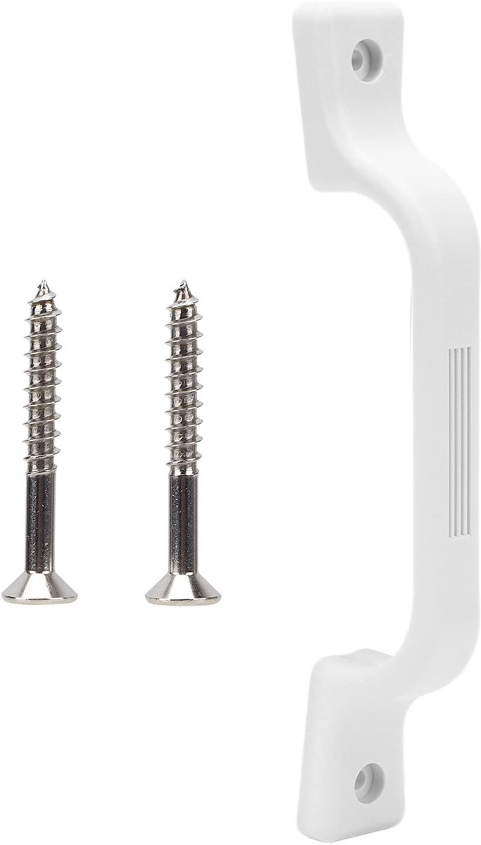 Dailygoods- Caravanhandgreep 230 mm - Stevige Ondersteuningsbalk - Inclusief Bevestigingsschroeven - Geschikt voor Motorhomes/Yachten - Weerbestendig en Schokbestendig - Verstelbare Installatiepositie - Deurgreep