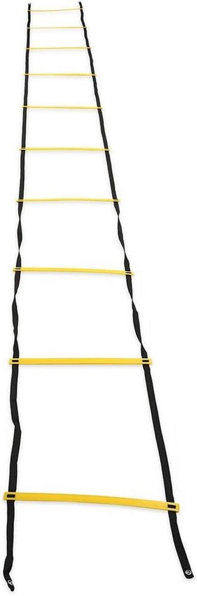 Snelheidsladder Trainingsladder - Coördinatieladder Voetbal - Sporttraining Verbeteren - Flexibele Duurzame Sporten - 55 meter - Geel