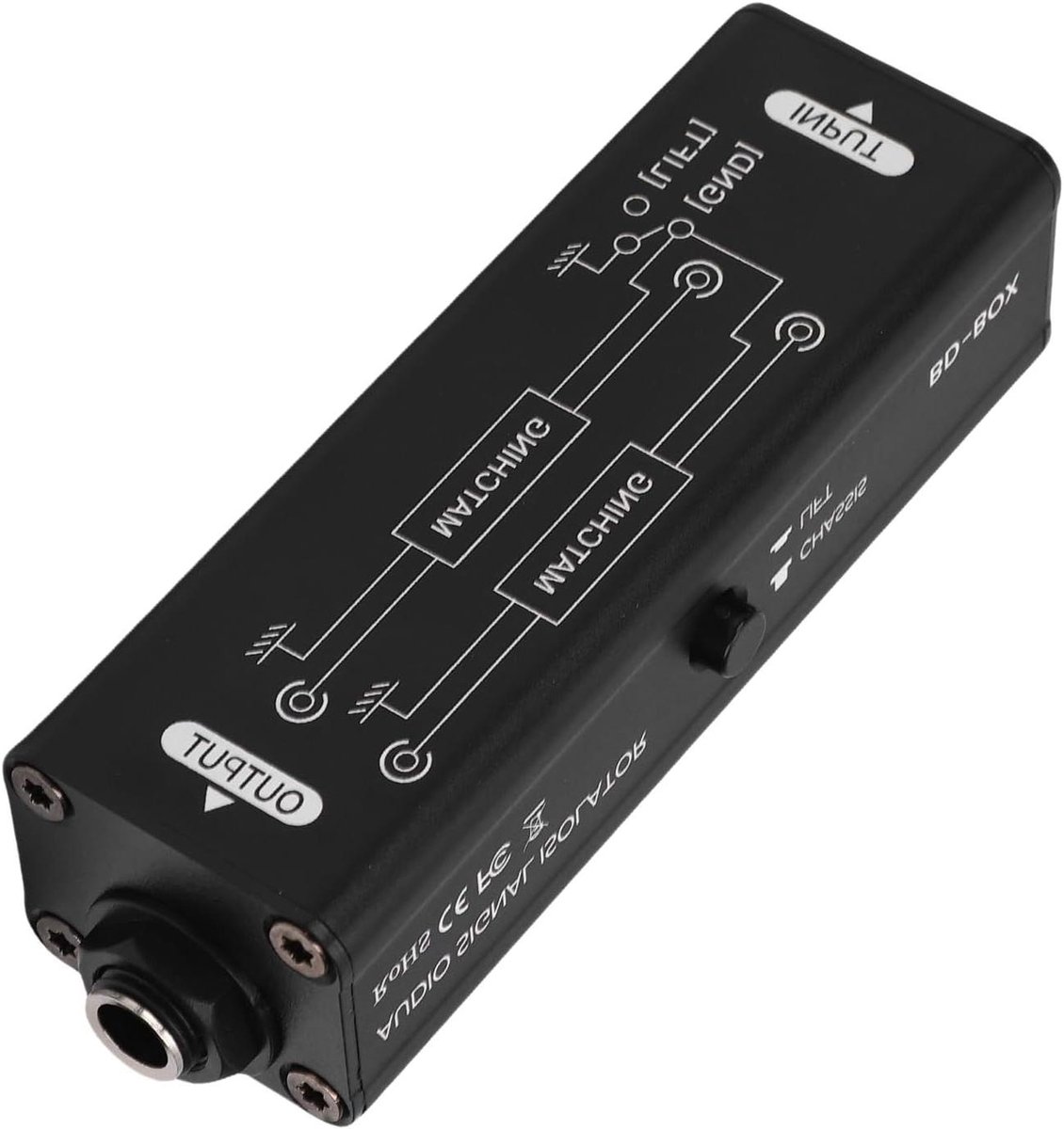 Audio Ground Loop Isolator - Ruisfilter Geluid - Geluid Verbeteren - Dubbele Grounding Modi