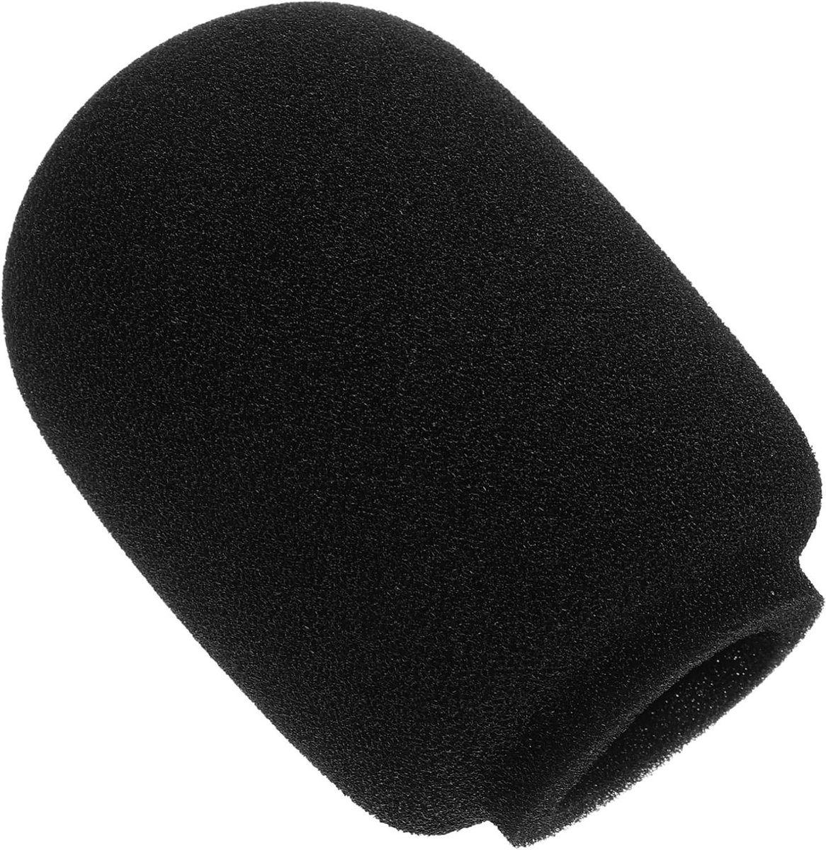Microfoonhoes Spons - Microfoon Covers - Geluid Verbeteren - Verdikte Spons - 12 cm - Zwart