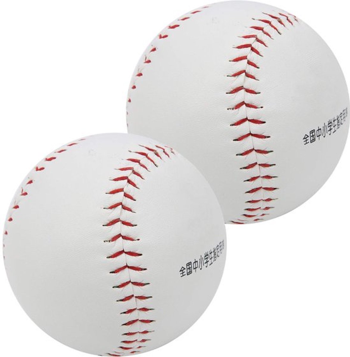 Softbal Bal, 2-Delige Handnaai Oefen Baseball, Hoge Elasticiteit voor Softbal Training