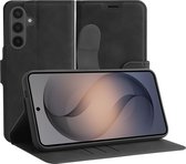 Cazy hoesje geschikt voor Samsung Galaxy S26 Hoesje met Pasjeshouder - Premium Bookcase - Zwart