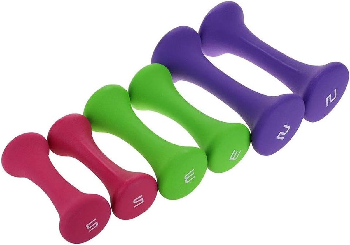 Oefengewichten voor Vrouwen, Ruimtebesparende Handgewichten Set voor Krachttraining en Fitnessoefeningen