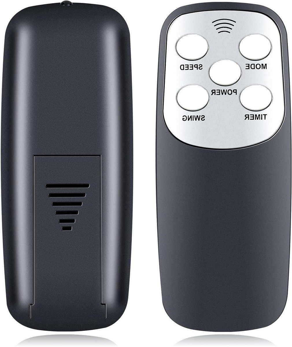 Vervangende Afstandsbediening - Universele Controller - Ventilator Bediening - Direct Gebruiksklaar - 9 x 4 x 2 cm - Zwart