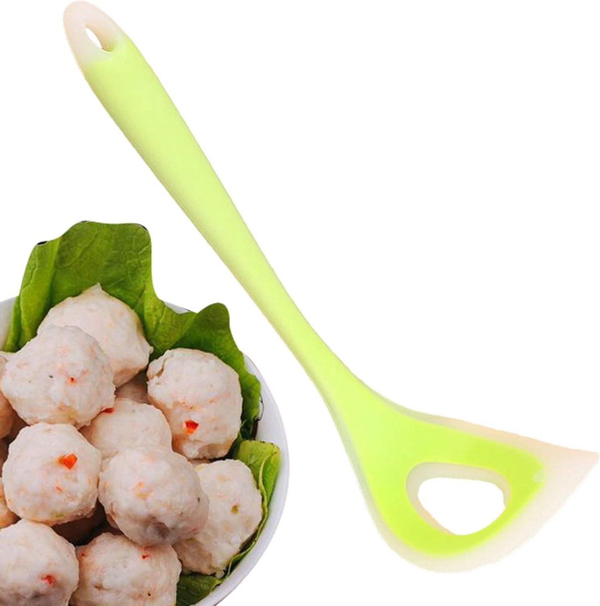 Vleesbal Maker - Gehaktbal Vorm - Makkelijk Ballen Maken - Ergonomisch Ontwerp - 26 x 8 x 1 cm - Grijs