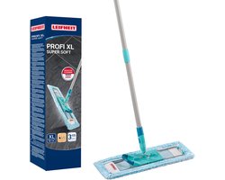Leifheit Profi vloerwisser XL Super Soft - 42 cm wisbreedte - 146 cm werkhoogte - 360° draaibare scharnier - Click System