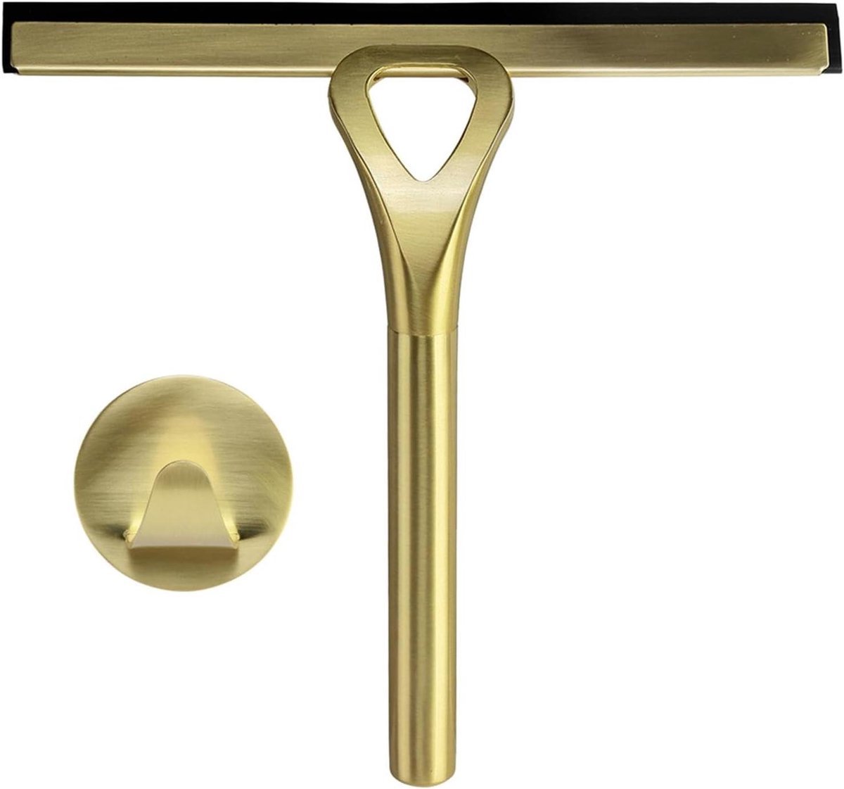 Glazen Deurwisser - Raamwisser Douche - Snel Ramen Drogen - Roestvrijstalen Constructie - 225 cm - Goud