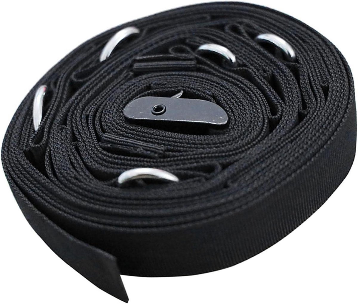Deuranker Set - Fitness Anker - Kracht Training - 5 D-ringen - 2 Stuks - Zwart