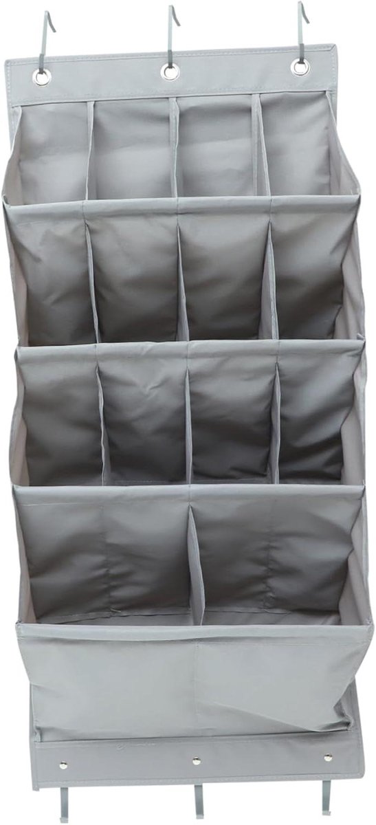 Deur Organizer - Hangende Opberger - Ruimte Besparen - 14 Opbergvakken - 96x43x17 cm - Zwart