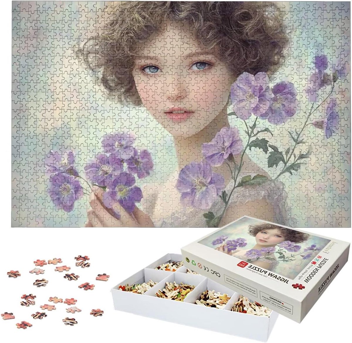 Houten Puzzel - Legpuzzel Volwassenen - Ontspanning Thuis - 4000 Stukjes - 142 x 88 cm - Meerkleurig