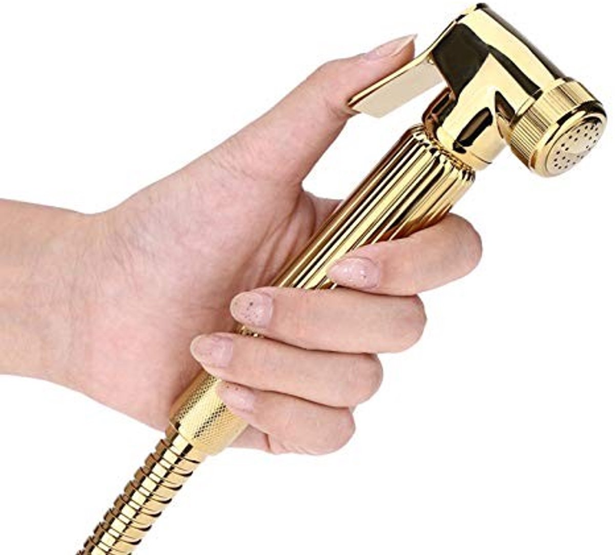 aladdien - Handheld Bidet Sprayer - RVS en Messing Douchekop - Wandmontage voor Toilet - Hygiënisch en gebruiksvriendelijk - Ideaal voor dagelijkse ...