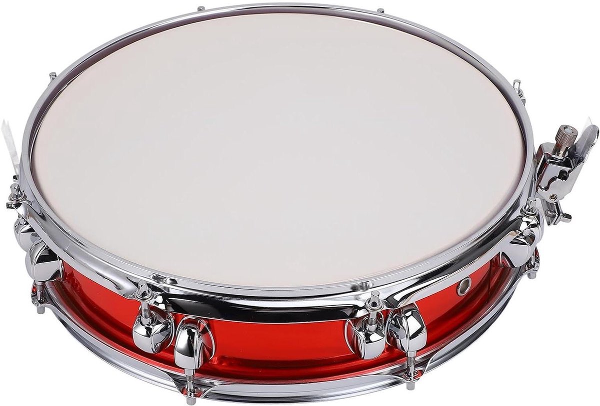 Snaredrum Set - Beginners Drum - Muziek Oefenen - Verbeterde Stemstabiliteit - 37 x 11 cm - Rood