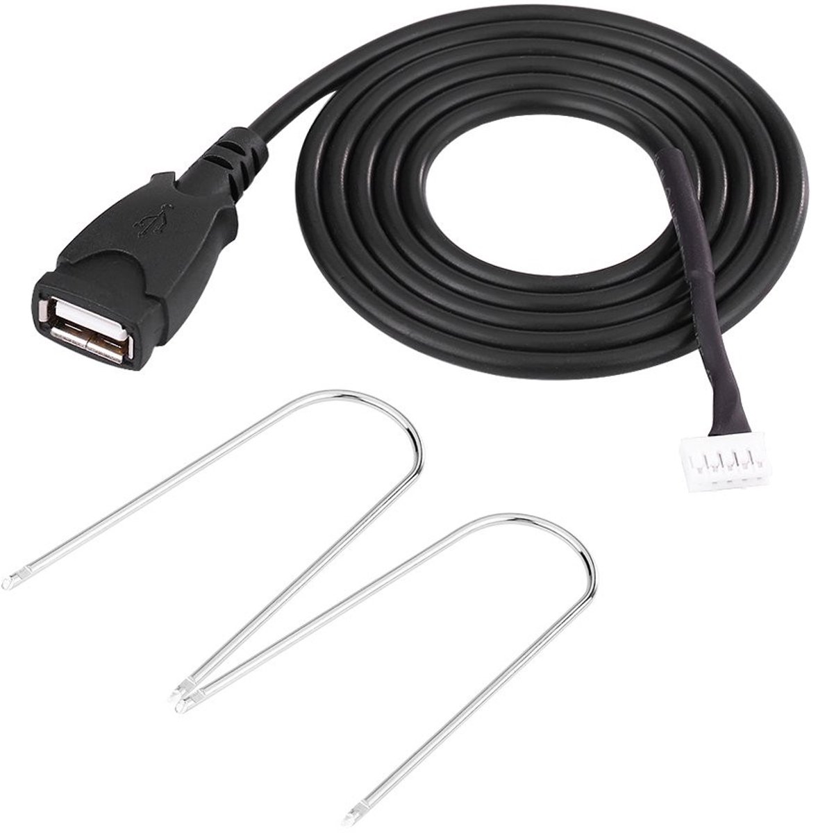 SolidChoice - Car Radio USB Adapter Kabel - Inclusief Demontagetool - Geschikt voor 307 C2 C3 - Handig en Praktisch - Eenvoudige Installatie - Ideaal
