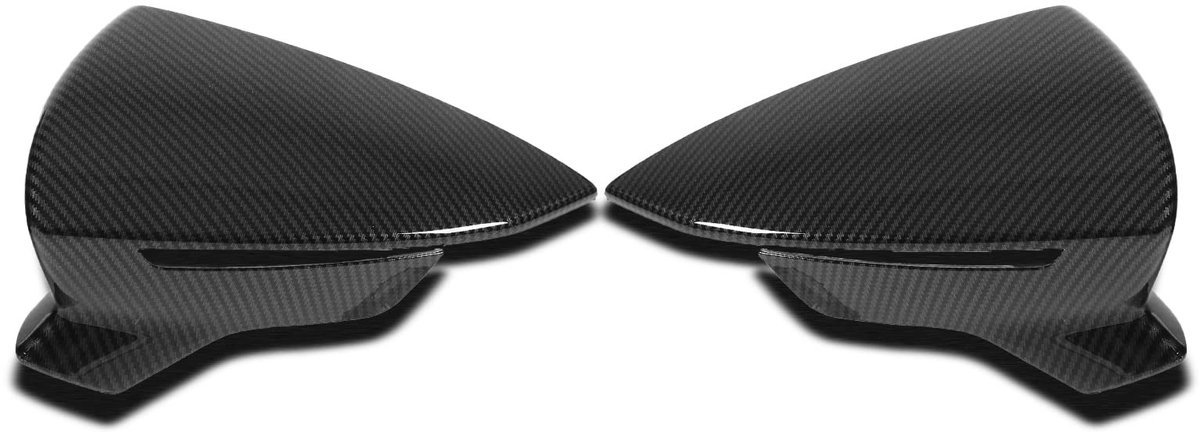 SolidChoice - Trim Wing Mirror Cover - Beschermende Covers - Koolstofvezel patroon - Vervangingsset - Geschikt voor Leon Mk3 5F ST FR Cupra 2013-2019