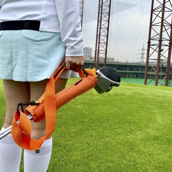 Chipa - Compacte Golftas - Voor 3 clubs - Rood - Hoogwaardige kwaliteit - Schouderband - Driving Range - Lichtgewicht - Gemakkelijk mee te nemen - Draagtas van Merkloos — afbeelding 4
