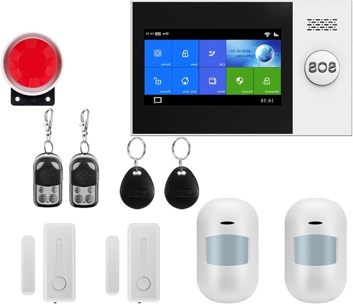 Draadloos Alarmsysteem - GSM Alarm App Controle - Huis Beveiligen - Touchscreen Bediening - 22.9 x 12.7 x 12.7 cm
