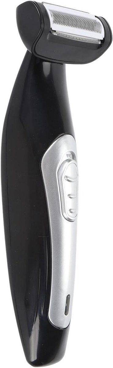 Rugtrimmer voor Mannen - Lichaamshaar trimmer - Pijnloos ontharen - Afneembare gebogen handgreep - N.v.t. - Zwart