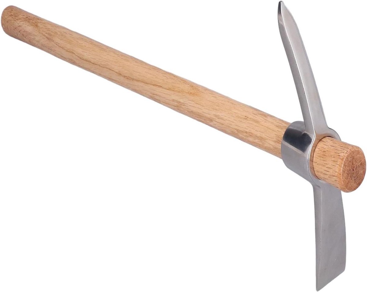 Handcultivator Roestvrij Staal - Tuinwieders Wieden - Onkruid Verwijderen - Sterke Verbinding Hout - 41 cm - Niet gespecificeerd