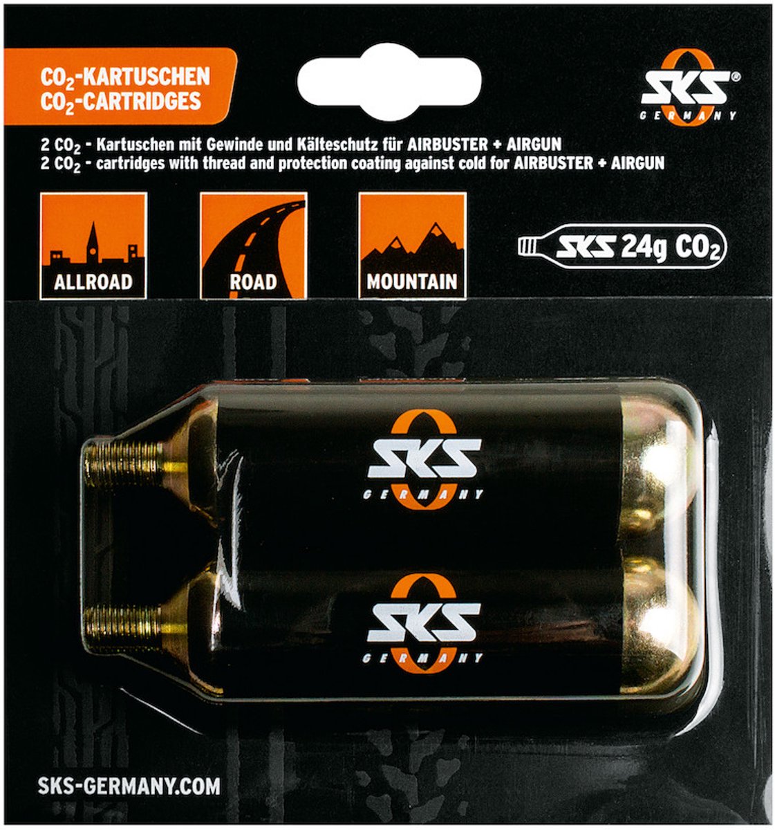 Sks Co2 Patroon 2 Eenheden Goud 24 g