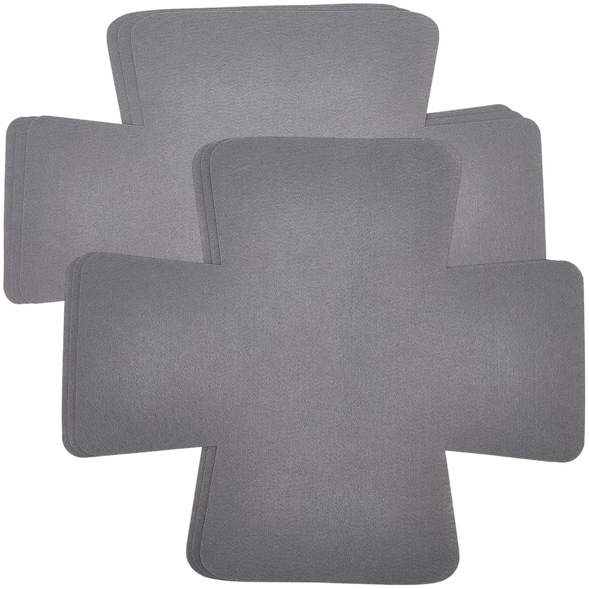 SPHProducts - Pannenbeschermers - Herbruikbare scheidingspads - Wasbaar en duurzaam - 12-delig - Bescherming voor pannen - Keukenaccessoires - Geschikt...