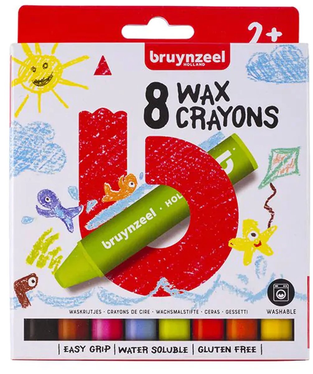 Bruynzeel Kids waskrijt set 8 — afbeelding 9