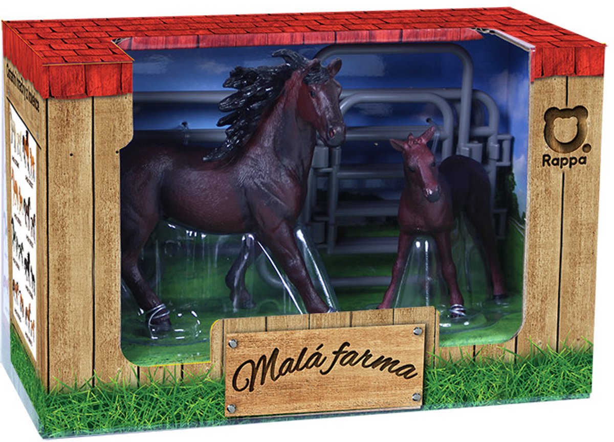 Paardenset 2-delig met hek - UNI