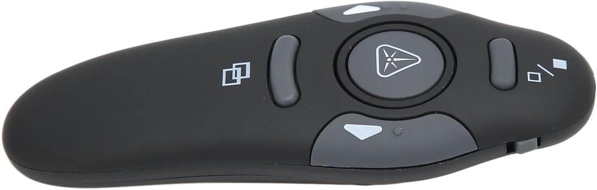 Draadloze Presentatie Clicker - Afstandsbediening Presentatie - Presentaties Geven - Ergonomisch Gebogen Ontwerp - 15 x 6 x 3 cm
