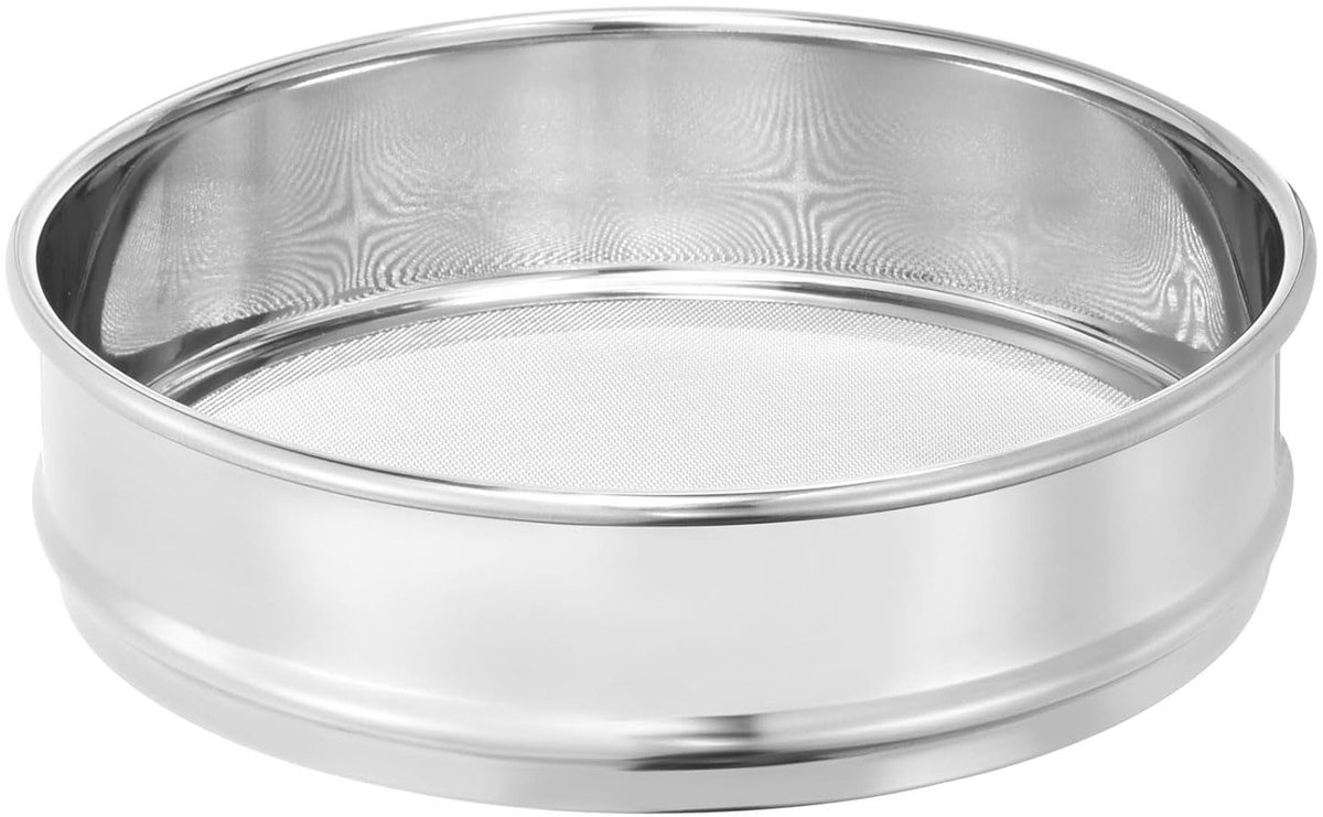 Laboratoriumzeef 30 Mesh, 8 Inch Diameter, RVS 304 voor Industrieel Gebruik en Precisiefilteren