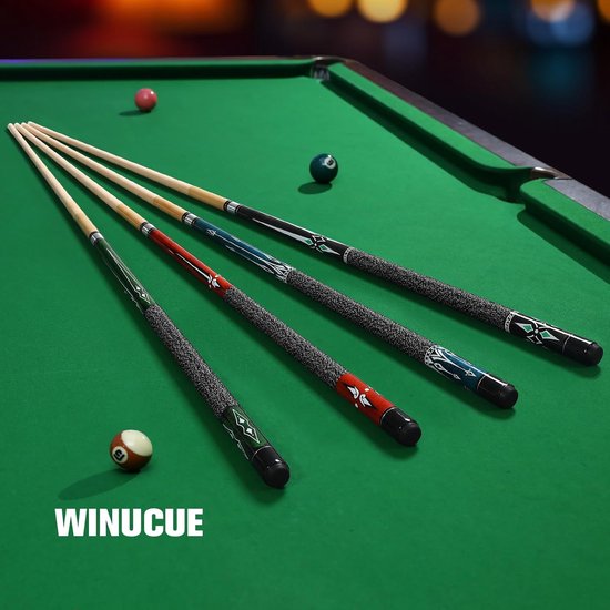 Biljartkeu - Poolstick Keu - Poolen - Canadees Esdoornhout - 147 cm - Bruin — afbeelding 3