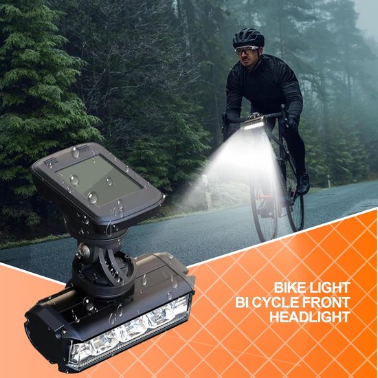 VHV - Fiets voorlicht - LED fietslamp - oplaadbare koplamp 1000 lumen 4 standen USB oplaadbaar waterbestendig - voor stadsfiets, racefiets en mountainbike — afbeelding 3