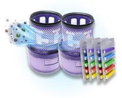2 Stuks Premium wasbare filters geschikt voor Dyson v11 v15 - SV14 SV15 SV17 SV22 SV28 SV47 +20x geurstaafjes vervangt: #970013-02 #97001302