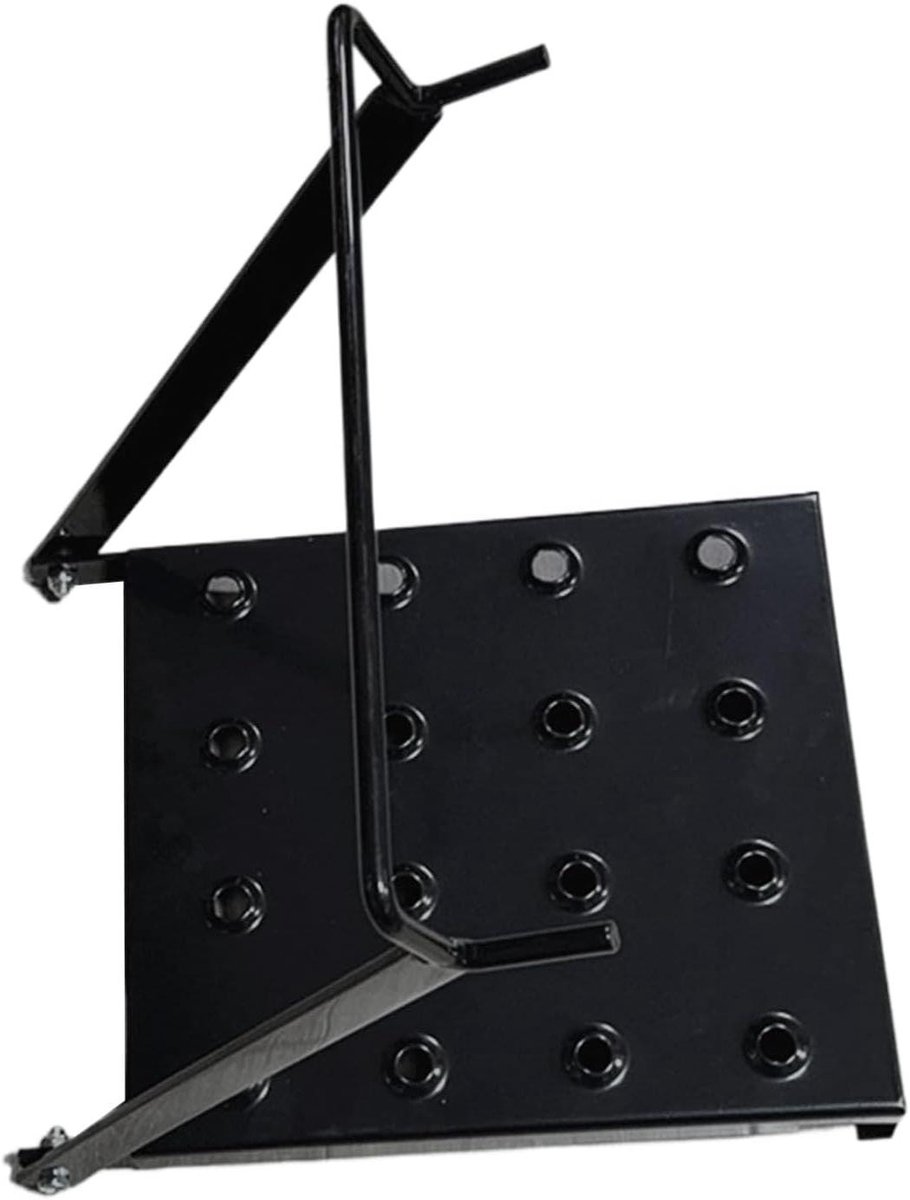 Werkplatform Ladder - Steunplatform Opklapbaar - Veilig Klussen - Antislip Oppervlak - 31 cm - Zwart